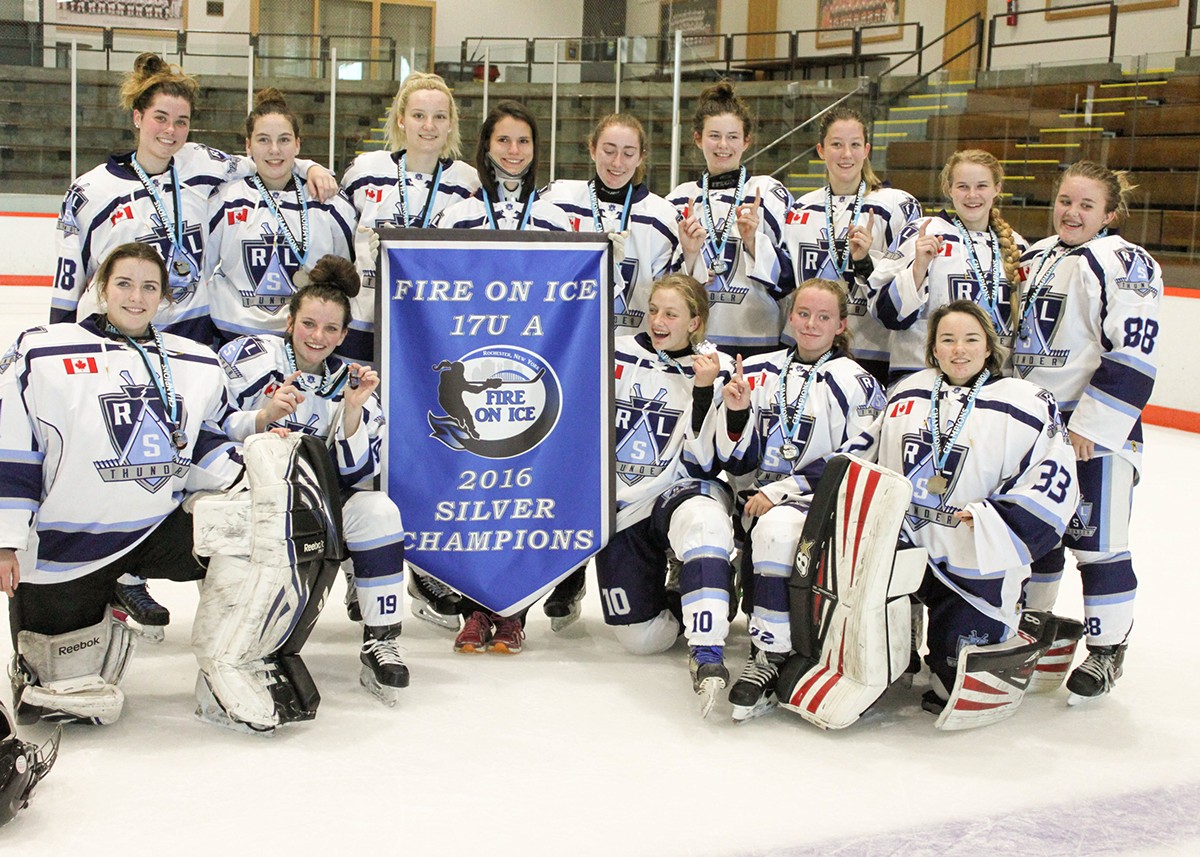 Hyperline Silver Division Champions Rochester Fire on Ice U17A